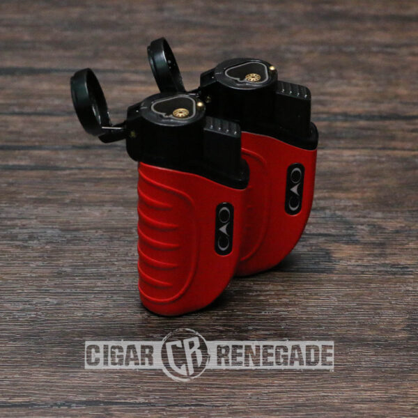 CAO Bombardier Triple Flame Adjustable Refillable Cigar Torch Lighter_2