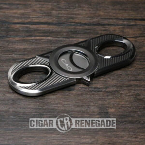 CAO Double Blade Stainless Steel Ornate Sure-Cut Cigar Cutter_1