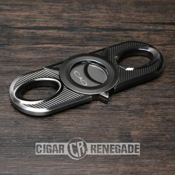 CAO Double Blade Stainless Steel Ornate Sure-Cut Cigar Cutter_1