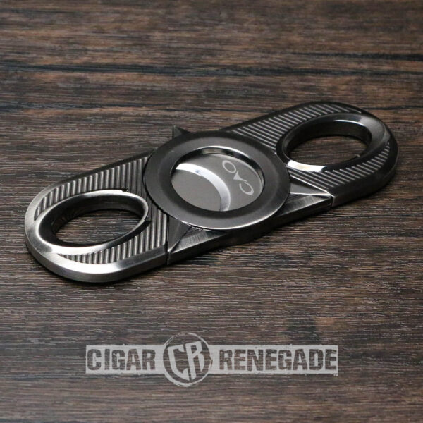 CAO Double Blade Stainless Steel Ornate Sure-Cut Cigar Cutter_2