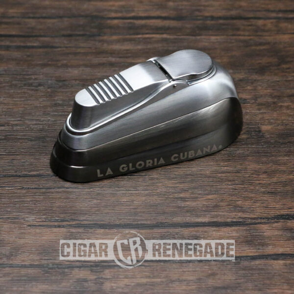 La Gloria Cubana Triple Flame Adjustable Refillable Table Top Cigar Torch Lighter_1