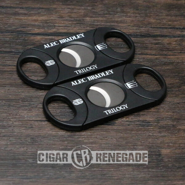 Alec Bradley Trilogy Double Blade Stainless Steel Sure-Cut Cigar Cutter_1